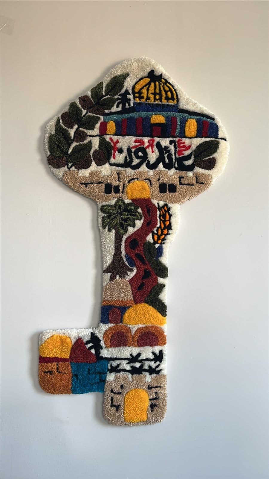 Mosaic key — wall piece